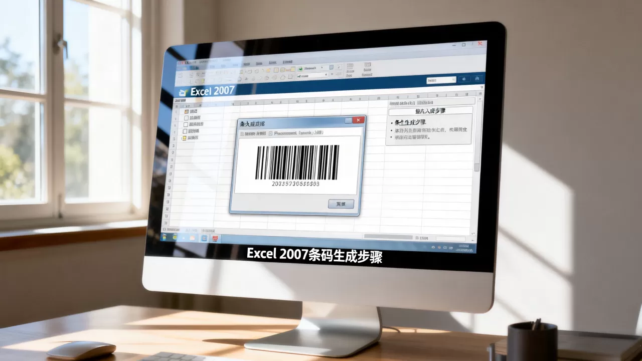 Excel 2007条码怎么生成?,怎么做 Excel 2007条码怎么生成?,怎么做