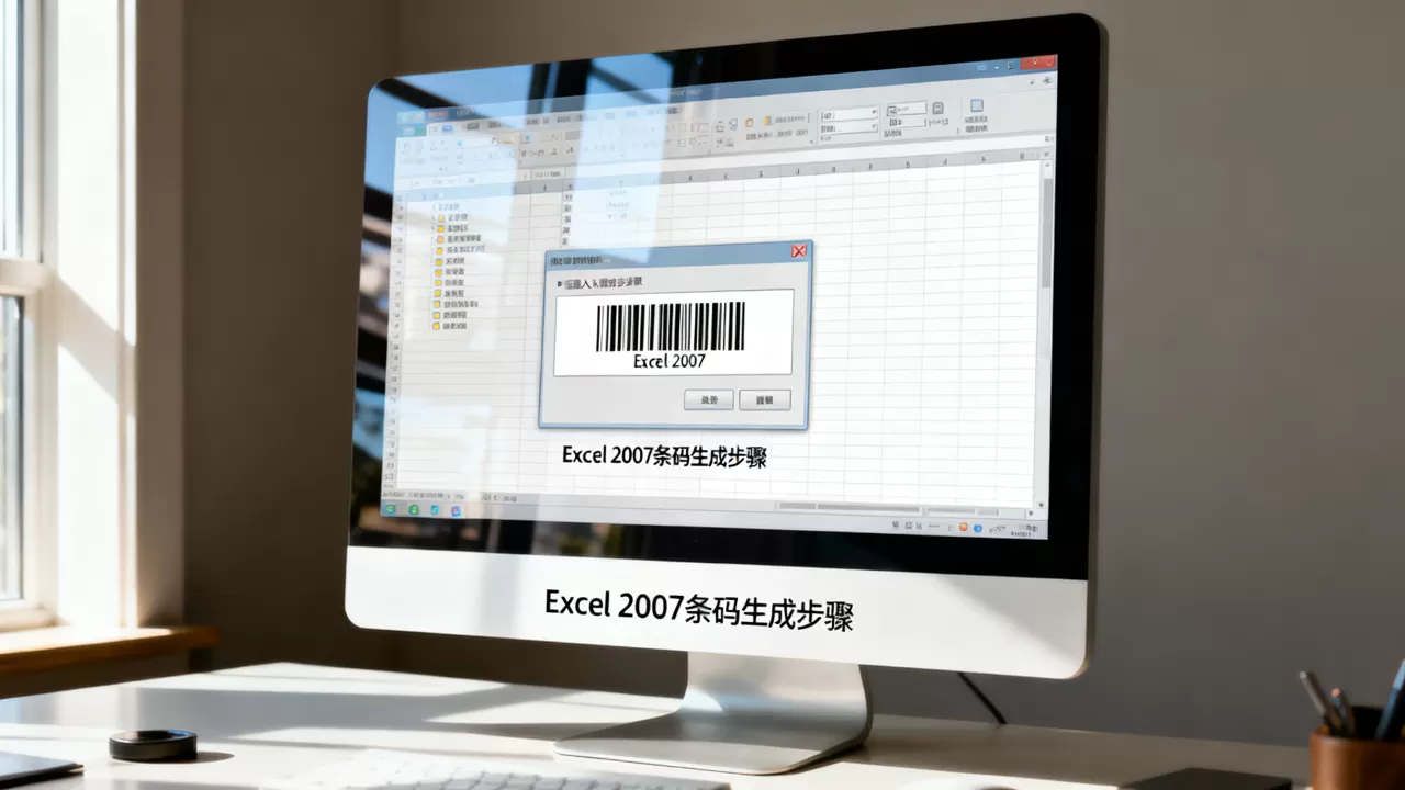Excel 2007条码怎么生成?,怎么做 Excel 2007条码怎么生成?,怎么做
