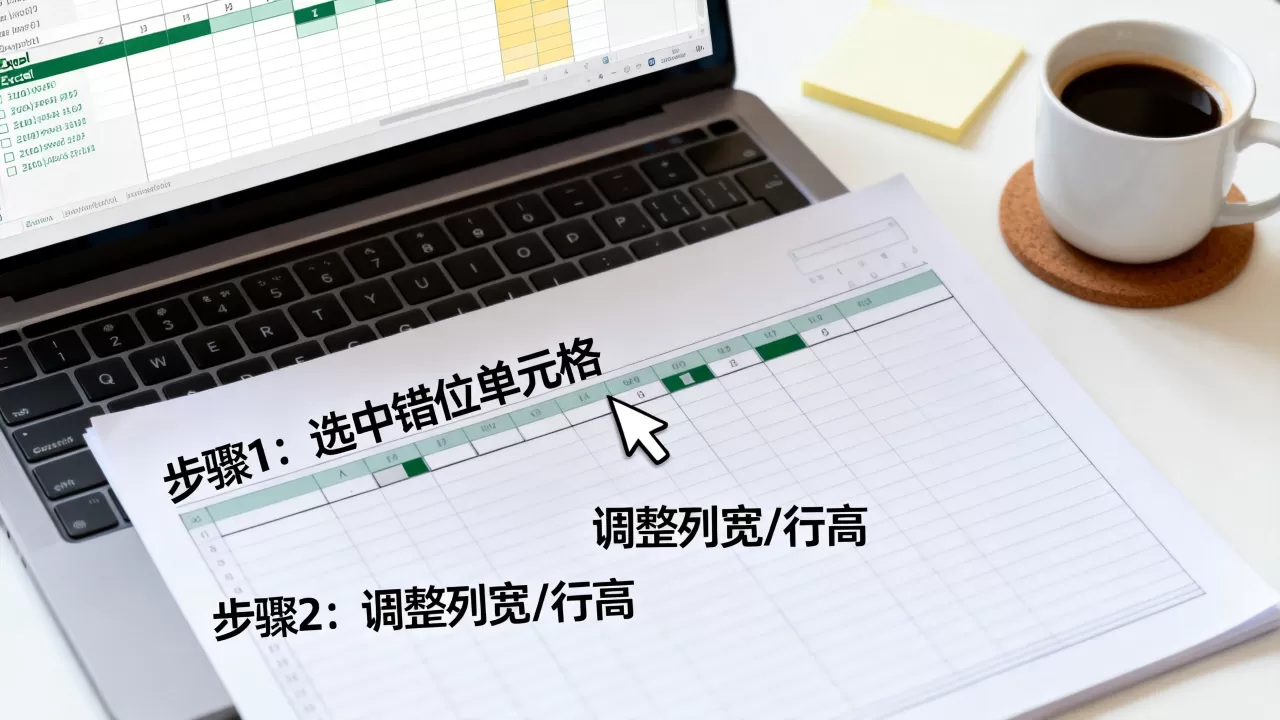 Excel表格错位了怎么办,怎么解决? Excel表格错位了怎么办,怎么解决?