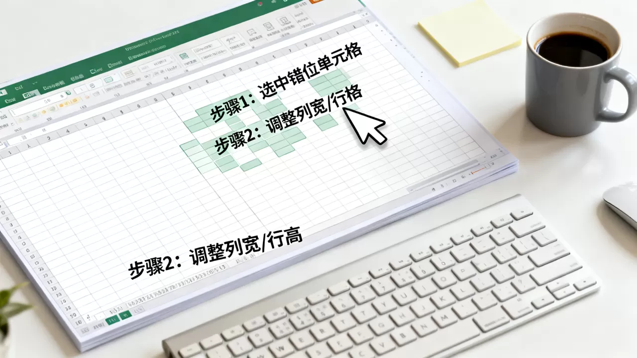 Excel表格错位了怎么办,怎么解决? Excel表格错位了怎么办,怎么解决?