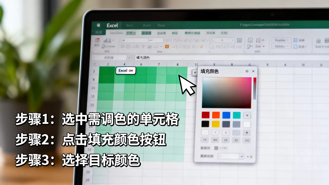 Excel调颜色怎么操作,有什么简单实用的技巧? Excel调颜色怎么操作,有什么简单实用的技巧?