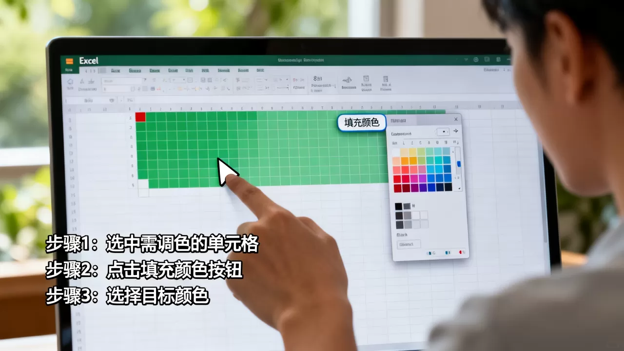 Excel调颜色怎么操作,有什么简单实用的技巧? Excel调颜色怎么操作,有什么简单实用的技巧?