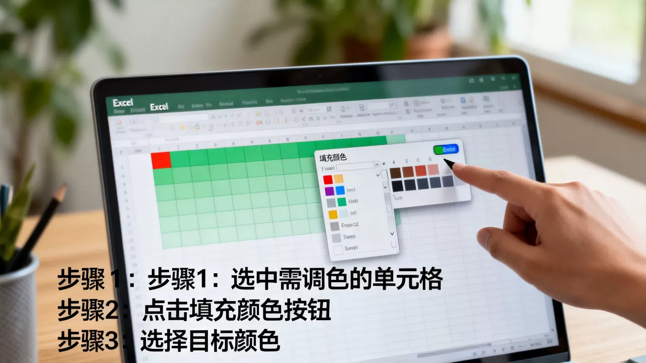 Excel调颜色怎么操作,有什么简单实用的技巧? Excel调颜色怎么操作,有什么简单实用的技巧?