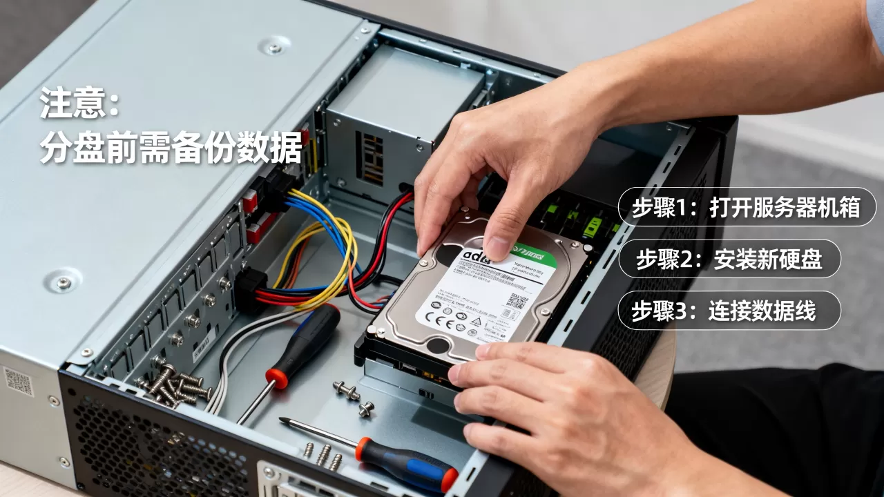 服务器分d盘时需要注意哪些事项,怎么操作? 服务器分d盘时需要注意哪些事项,怎么操作?