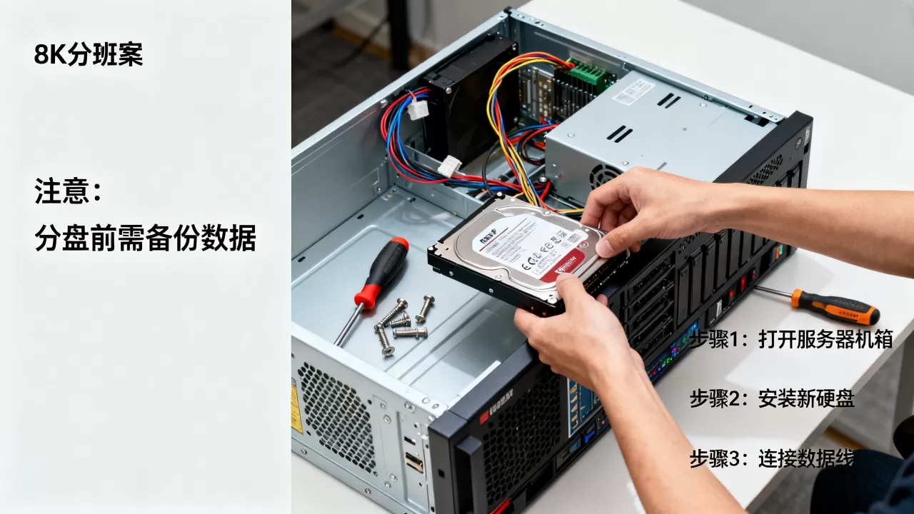服务器分d盘时需要注意哪些事项,怎么操作? 服务器分d盘时需要注意哪些事项,怎么操作?