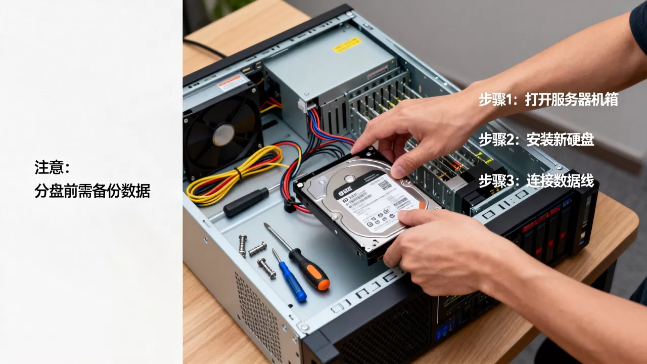 服务器分d盘时需要注意哪些事项,怎么操作? 服务器分d盘时需要注意哪些事项,怎么操作?