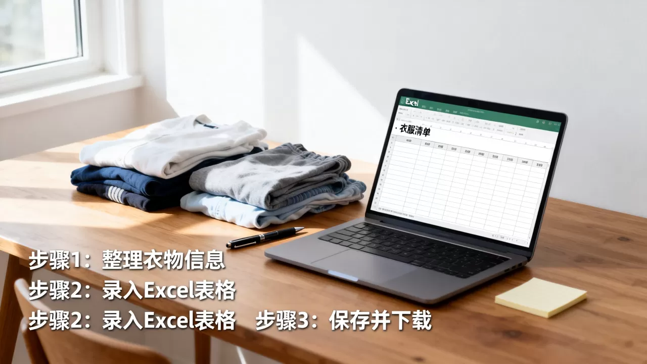 如何用excel制作衣服清单,怎么下载? 如何用excel制作衣服清单,怎么下载?