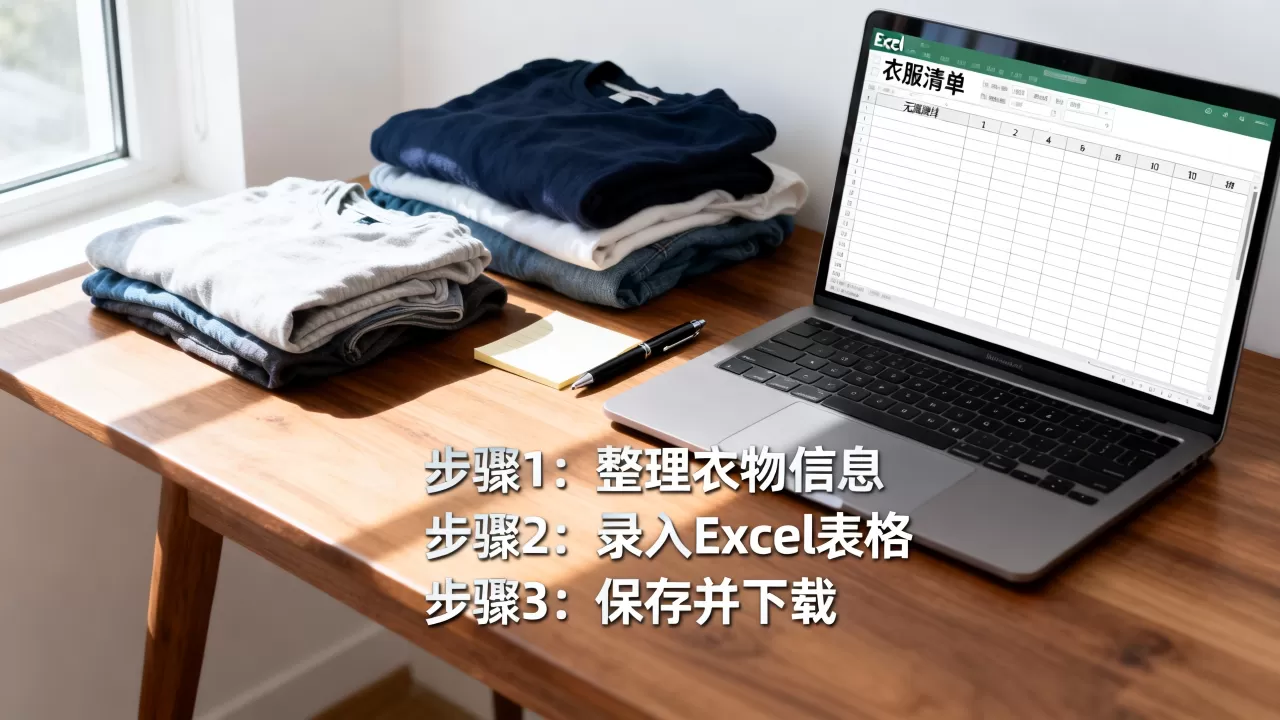 如何用excel制作衣服清单,怎么下载? 如何用excel制作衣服清单,怎么下载?