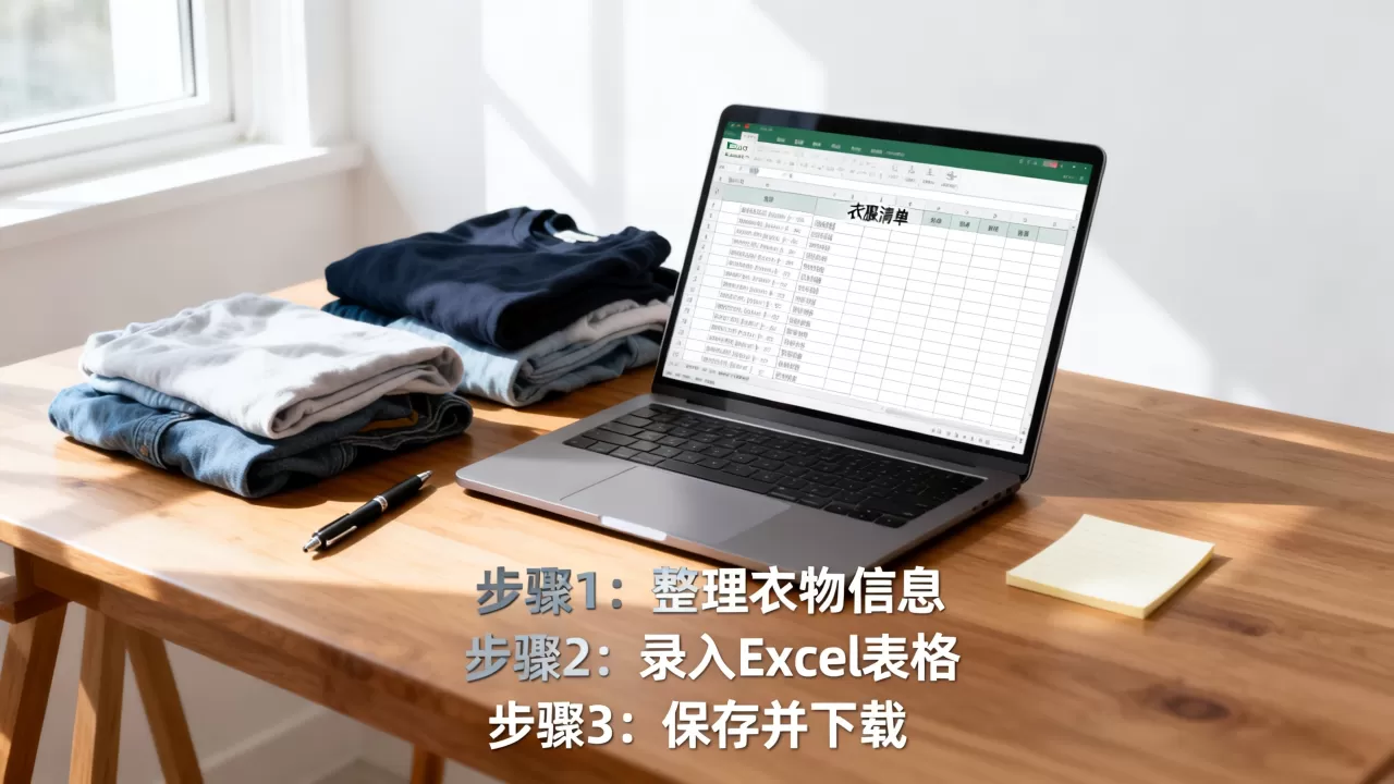 如何用excel制作衣服清单,怎么下载? 如何用excel制作衣服清单,怎么下载?