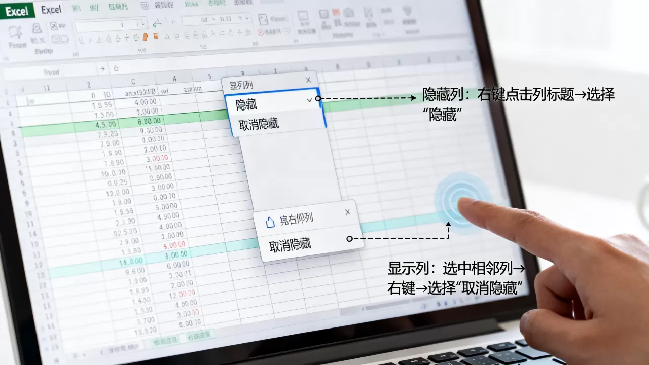 Excel列怎么隐藏和显示,有哪些技巧? Excel列怎么隐藏和显示,有哪些技巧?