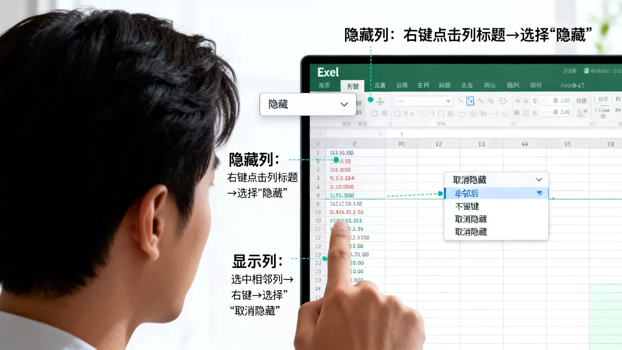 Excel列怎么隐藏和显示,有哪些技巧? Excel列怎么隐藏和显示,有哪些技巧?