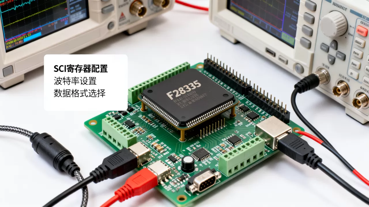 f28335串行通信sci如何设置,怎么用 f28335串行通信sci如何设置,怎么用