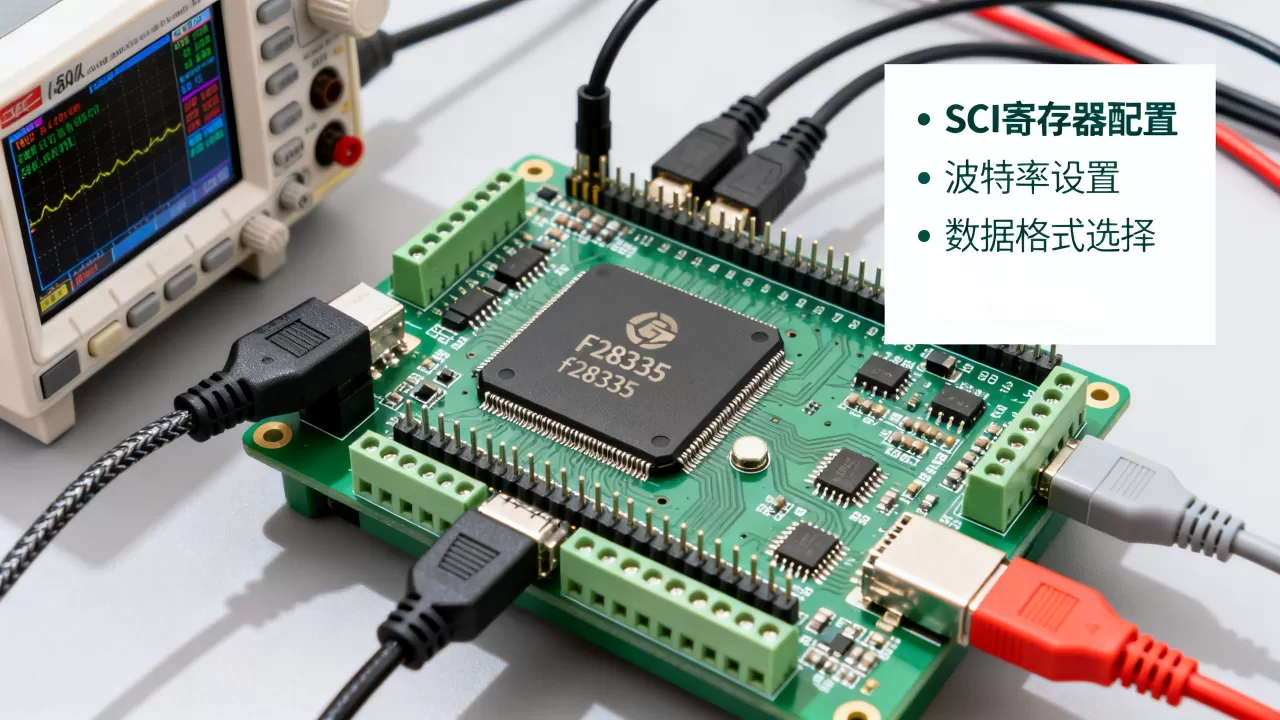 f28335串行通信sci如何设置,怎么用 f28335串行通信sci如何设置,怎么用