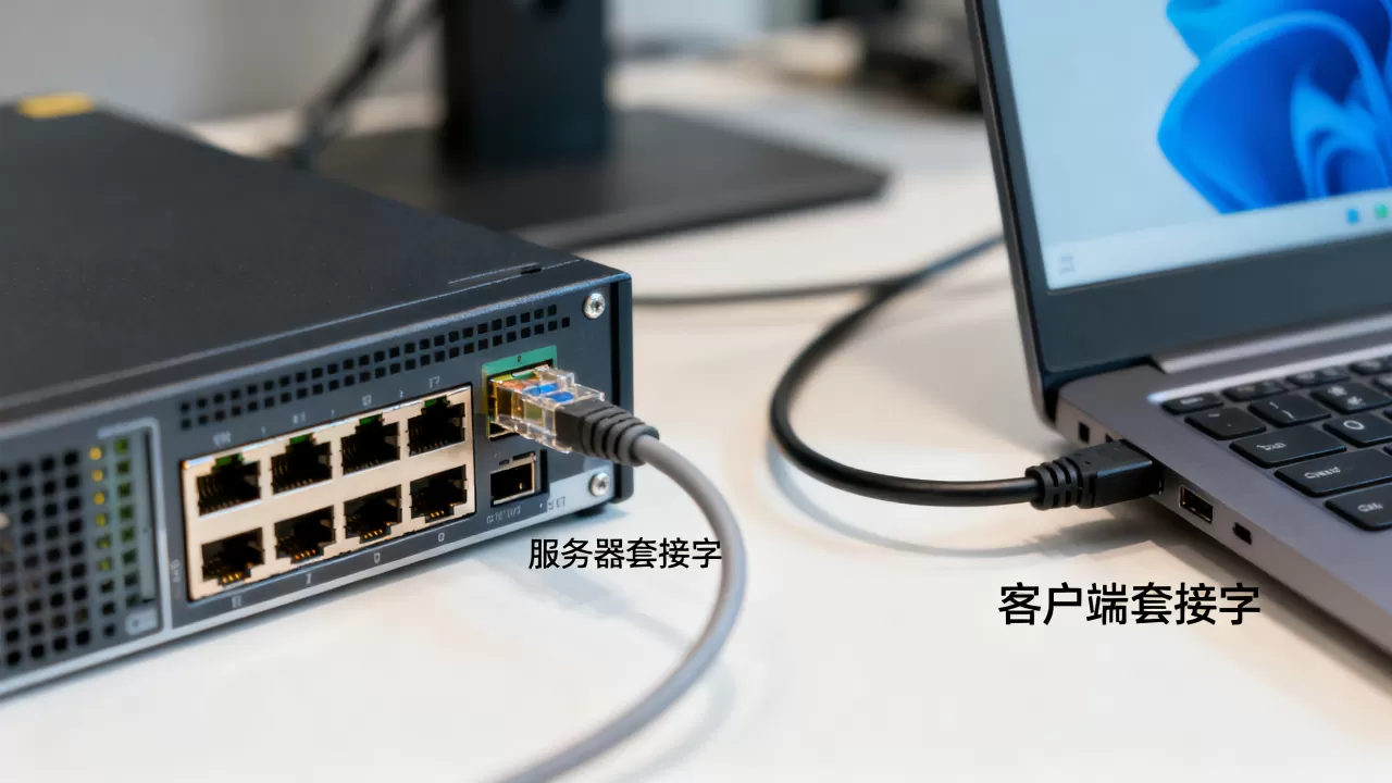 服务器与客户端各有套接字吗,是什么意思? 服务器与客户端各有套接字吗,是什么意思?