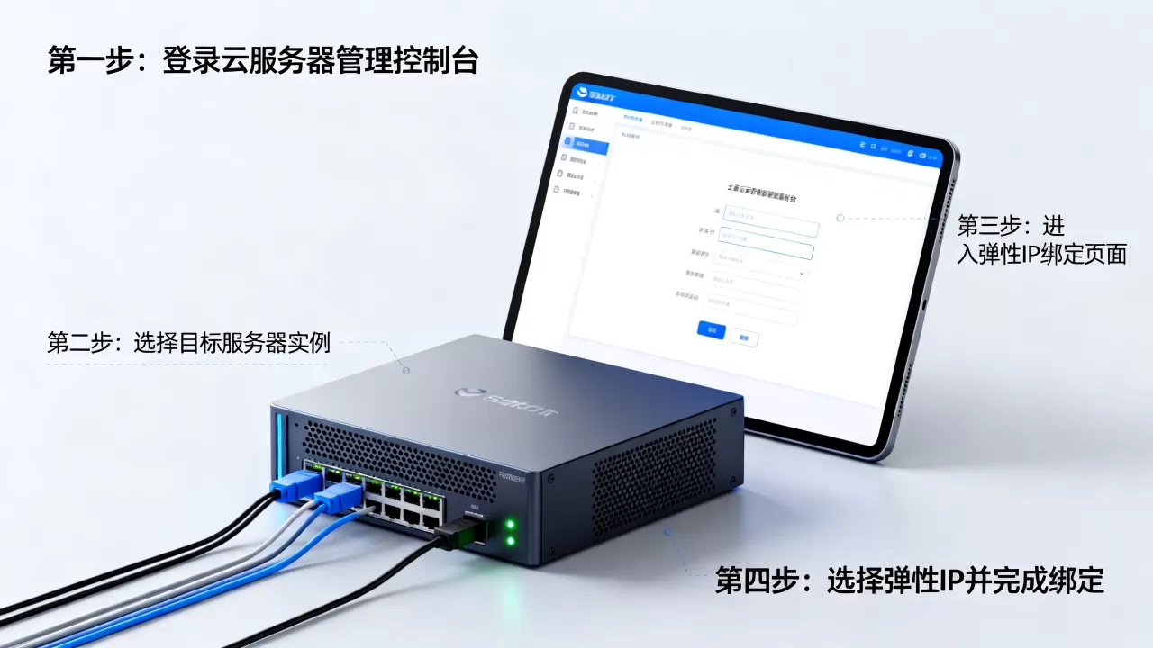 服务器绑定弹性IP的步骤是什么?,怎么操作 服务器绑定弹性IP的步骤是什么?,怎么操作