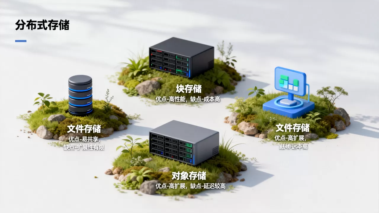 分布式存储的几个类型包括哪些?,各有什么优缺点? 分布式存储的几个类型包括哪些?,各有什么优缺点?
