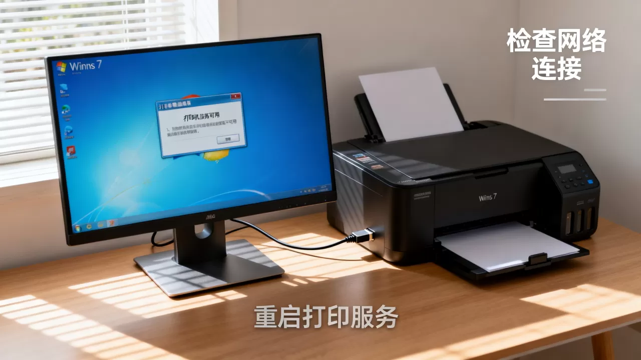 为什么Win7系统打印机服务器不可用?,怎么办 为什么Win7系统打印机服务器不可用?,怎么办