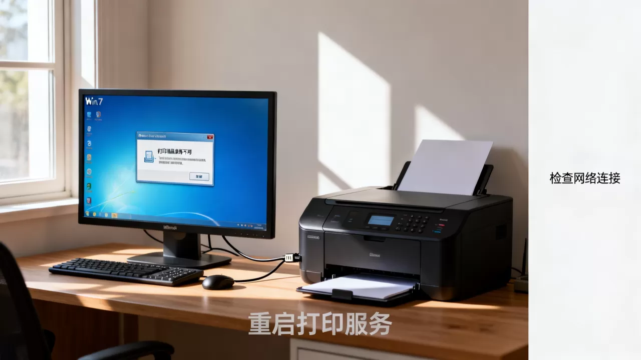 为什么Win7系统打印机服务器不可用?,怎么办 为什么Win7系统打印机服务器不可用?,怎么办