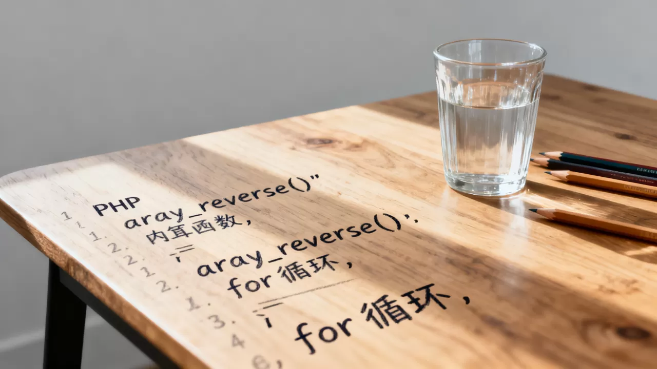 PHP数组反转有哪些方法,内置函数和循环哪个好? PHP数组反转有哪些方法,内置函数和循环哪个好?