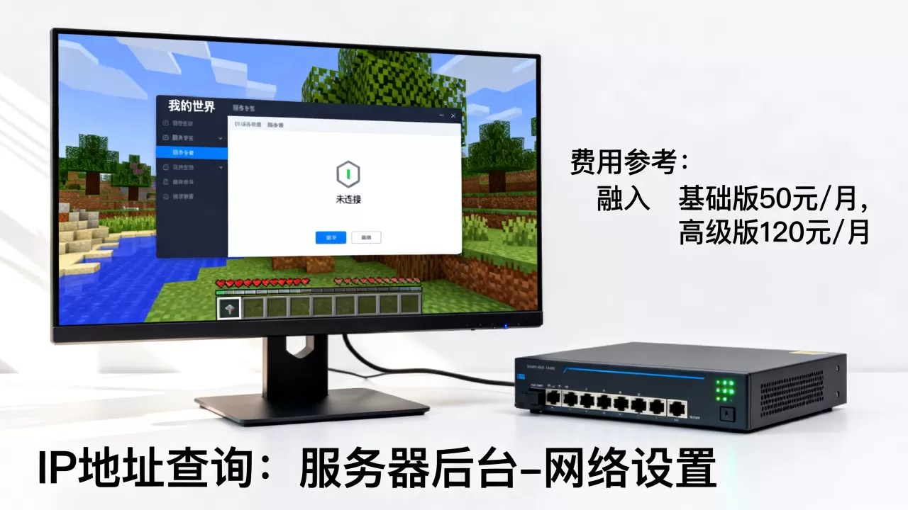 我的世界开服务器了不知道IP地址怎么办?,多少钱 我的世界开服务器了不知道IP地址怎么办?,多少钱