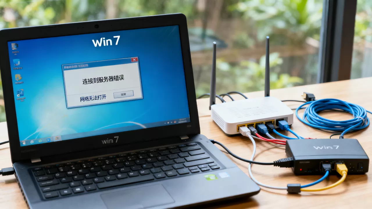 win7电脑连接到服务器错误怎么办?,打不开网络是什么原因? win7电脑连接到服务器错误怎么办?,打不开网络是什么原因?