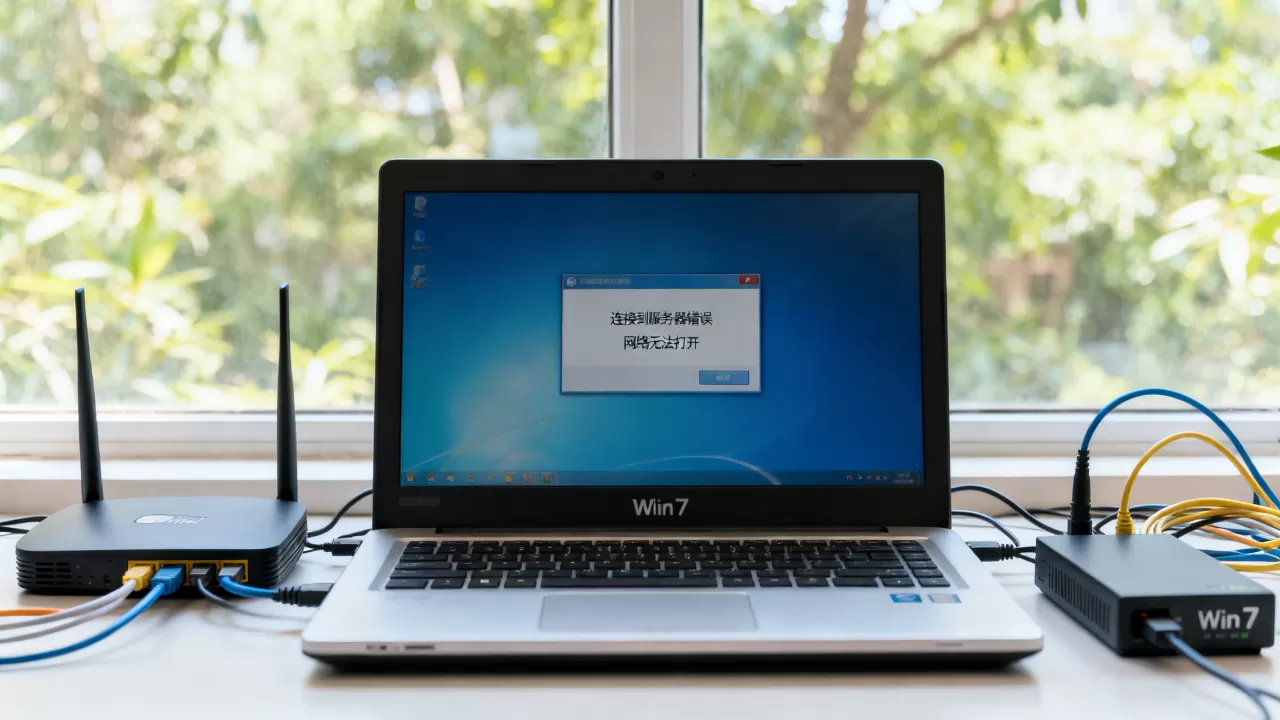 win7电脑连接到服务器错误怎么办?,打不开网络是什么原因? win7电脑连接到服务器错误怎么办?,打不开网络是什么原因?