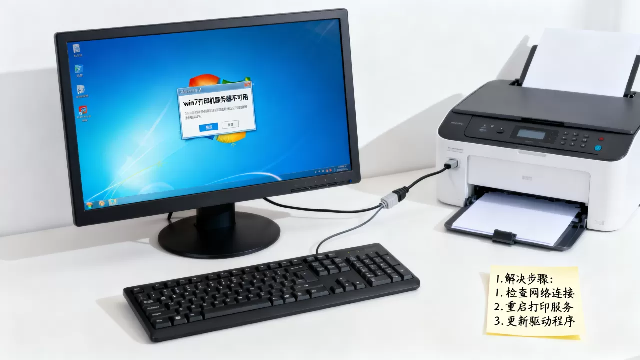 win7打印机服务器不可用怎么办,如何解决? win7打印机服务器不可用怎么办,如何解决?
