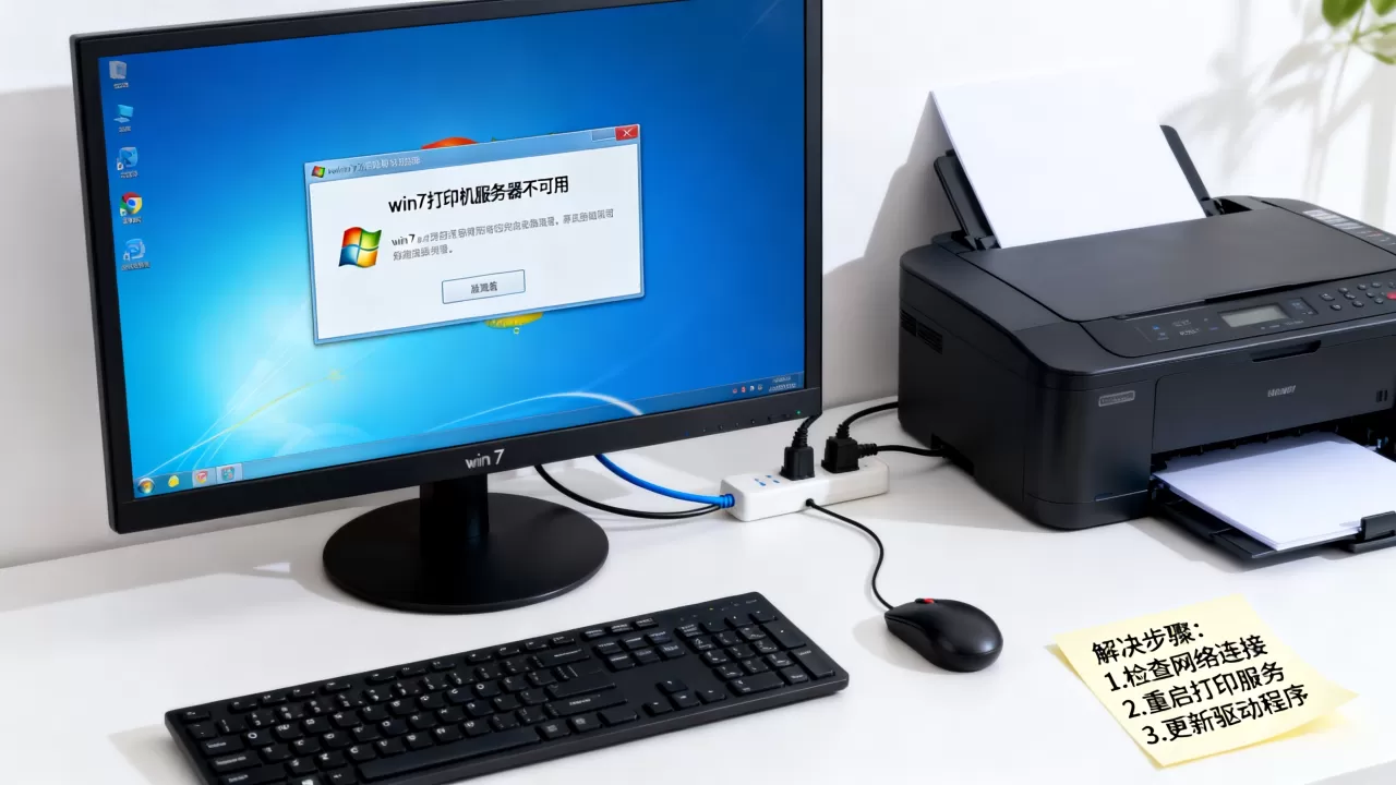 win7打印机服务器不可用怎么办,如何解决? win7打印机服务器不可用怎么办,如何解决?