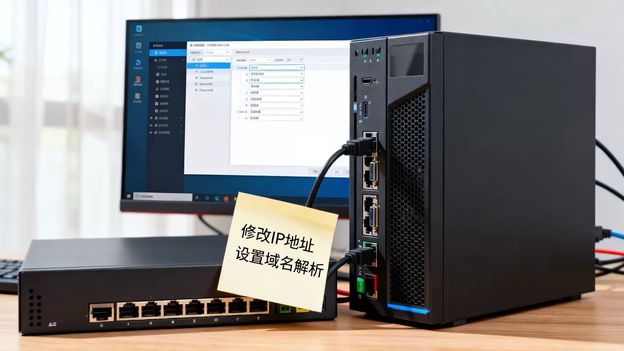 服务器IP地址如何修改成域名,怎么设置? 服务器IP地址如何修改成域名,怎么设置?