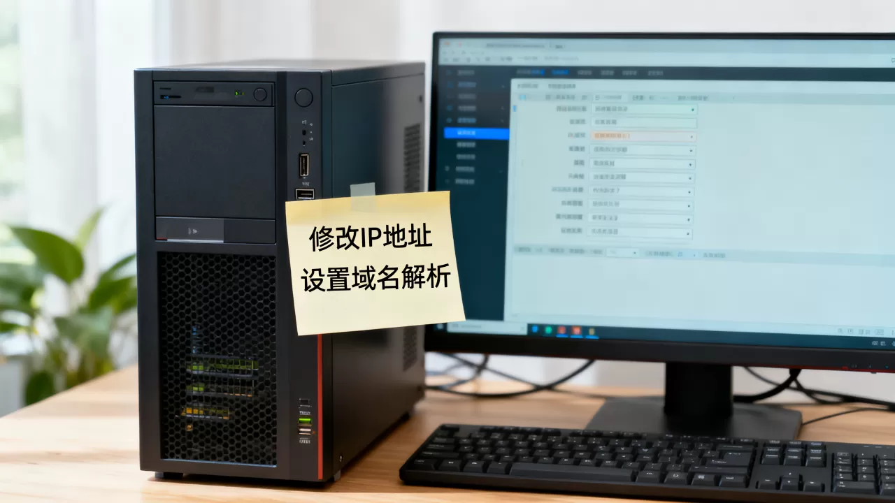 服务器IP地址如何修改成域名,怎么设置? 服务器IP地址如何修改成域名,怎么设置?