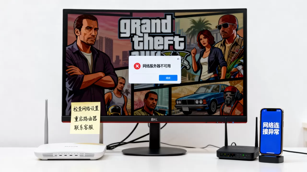遇到GTA5网络服务器不可用怎么办,是什么原因? 遇到GTA5网络服务器不可用怎么办,是什么原因?
