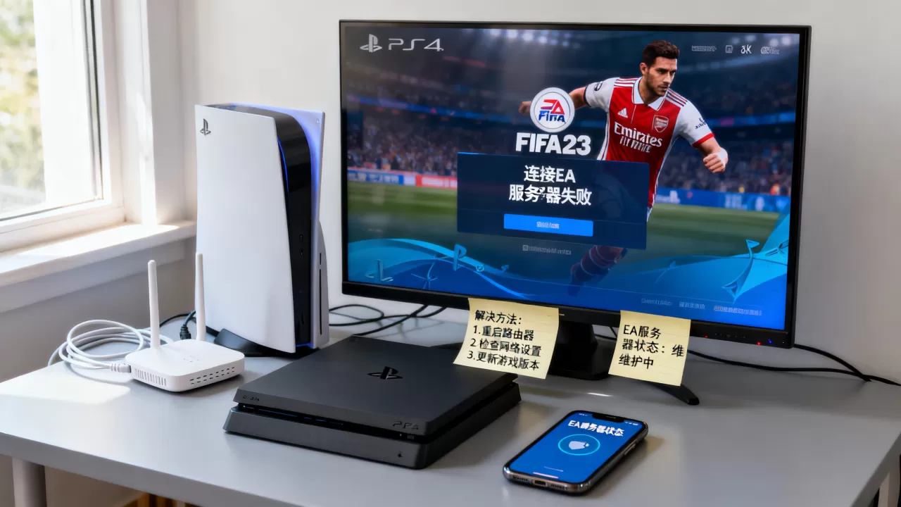 为什么PS4版FIFA23连不上EA服务器?,怎么解决? 为什么PS4版FIFA23连不上EA服务器?,怎么解决?