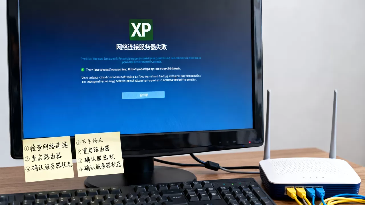 XP登录界面网络连接服务器失败怎么办,是什么原因? XP登录界面网络连接服务器失败怎么办,是什么原因?