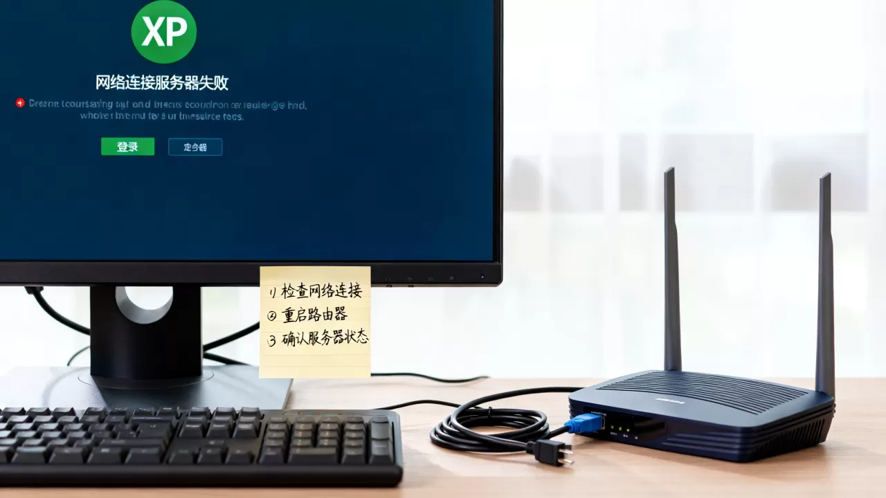 XP登录界面网络连接服务器失败怎么办,是什么原因? XP登录界面网络连接服务器失败怎么办,是什么原因?