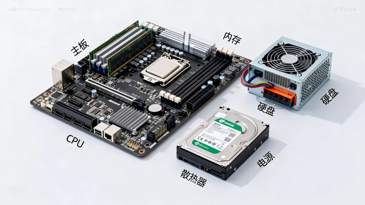 x86服务器系统的硬件构成是什么?,有哪些? x86服务器系统的硬件构成是什么?,有哪些?