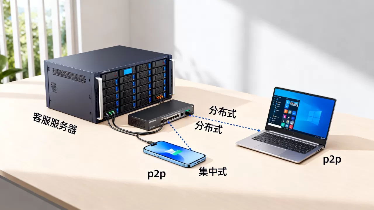 你知道客服服务器方式与p2p有哪些例子吗?有什么区别? 你知道客服服务器方式与p2p有哪些例子吗?有什么区别?