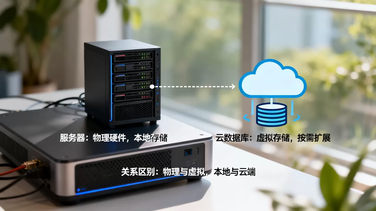 服务器与云数据库关系区别是什么?,如何选择 服务器与云数据库关系区别是什么?,如何选择