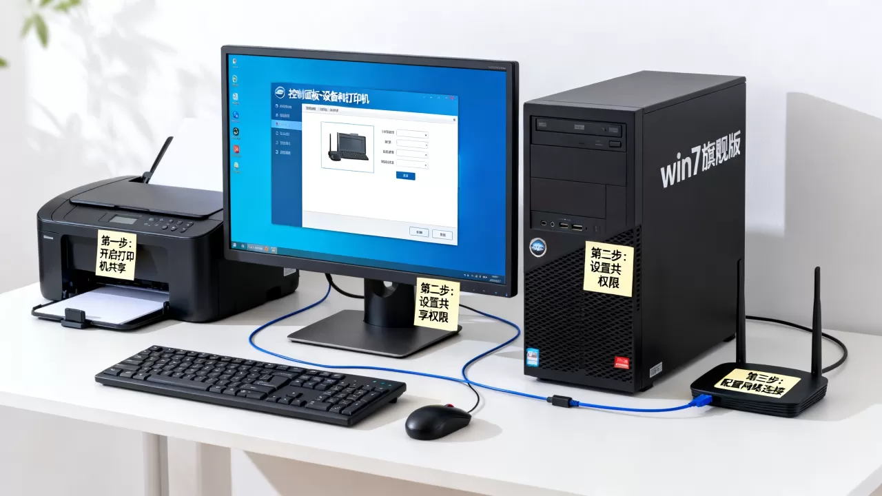 win7旗舰版打印机共享服务器如何设置?, 有什么方法 win7旗舰版打印机共享服务器如何设置?, 有什么方法