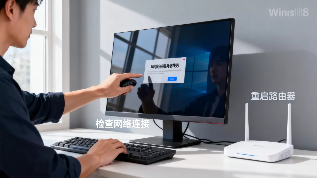 Win8界面网络连接服务器失败怎么办,网络连接怎么解决 Win8界面网络连接服务器失败怎么办,网络连接怎么解决