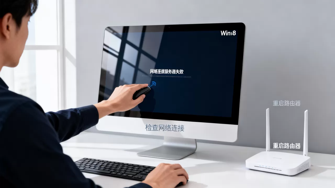 Win8界面网络连接服务器失败怎么办,网络连接怎么解决 Win8界面网络连接服务器失败怎么办,网络连接怎么解决