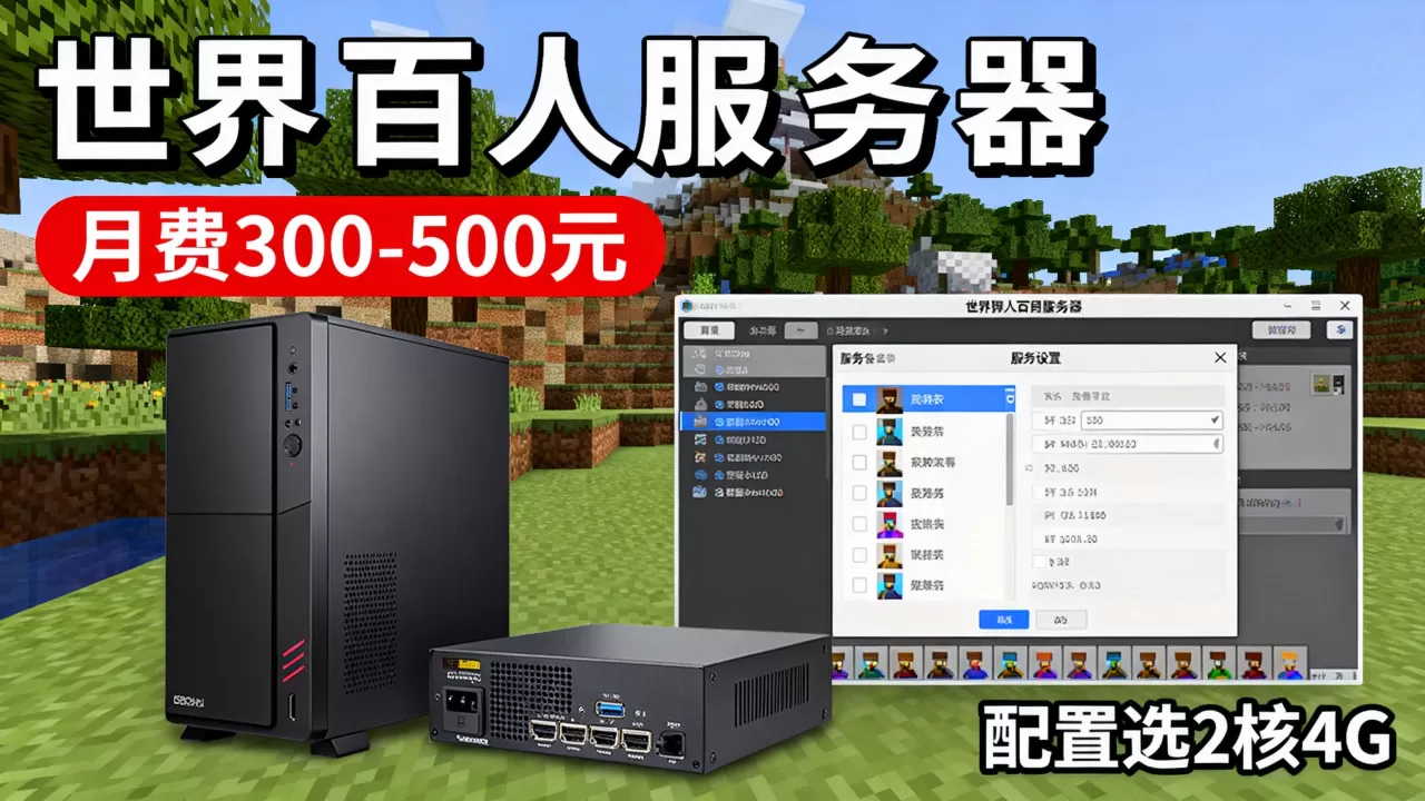 我的世界百人服务器一个月多少钱?,怎么选服务器 我的世界百人服务器一个月多少钱?,怎么选服务器