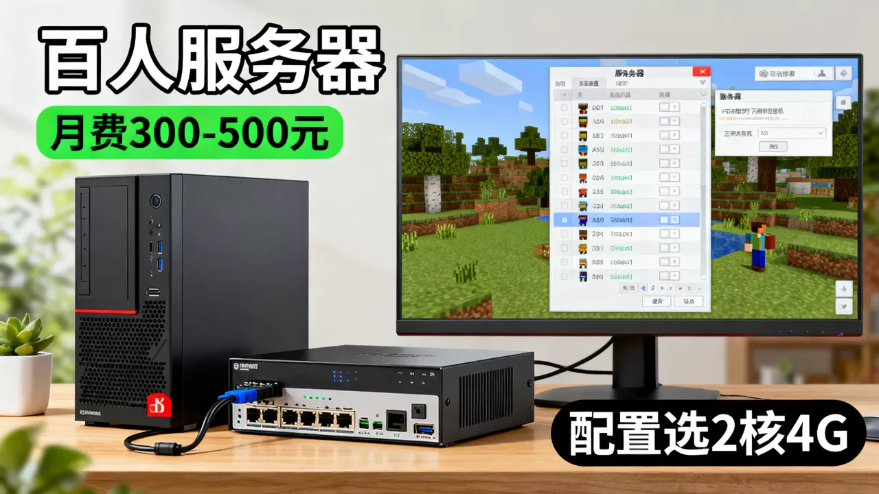 我的世界百人服务器一个月多少钱?,怎么选服务器 我的世界百人服务器一个月多少钱?,怎么选服务器