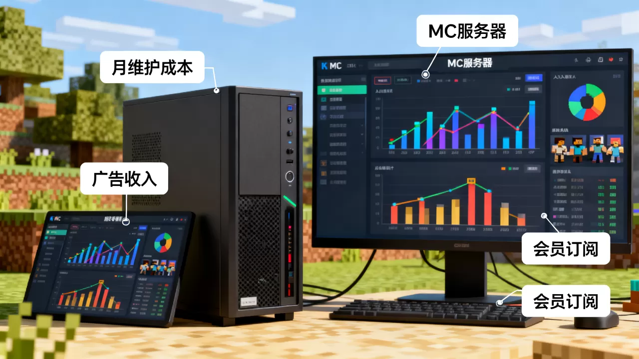 MC服务器一个月到底能赚多少钱?,怎么赚钱 MC服务器一个月到底能赚多少钱?,怎么赚钱