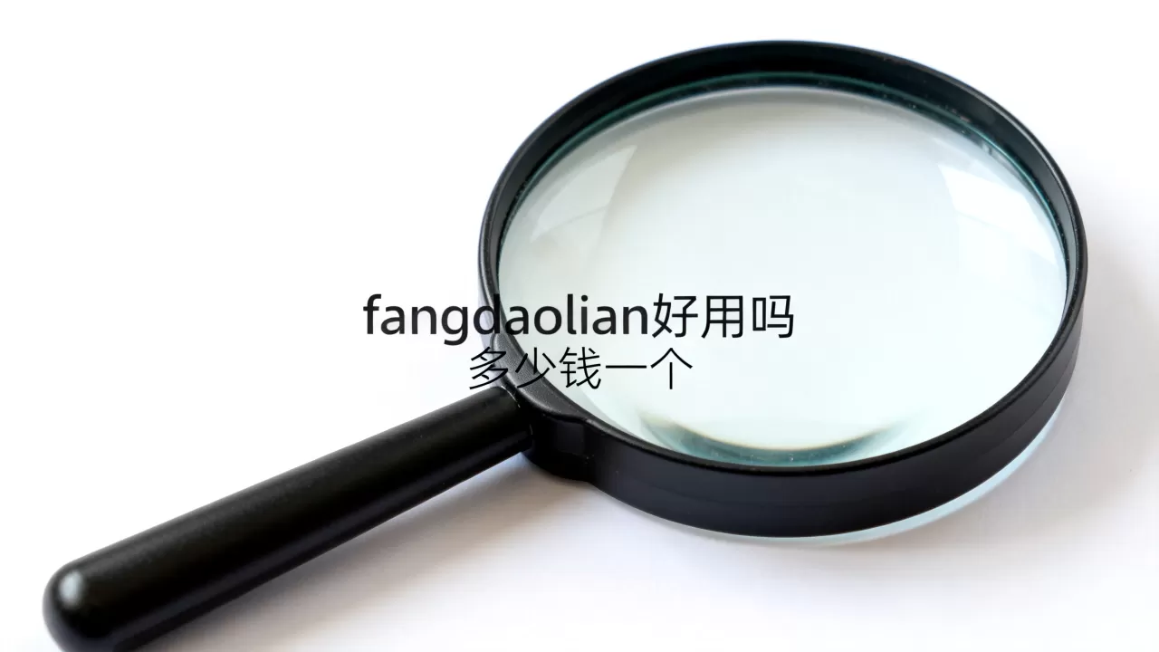 fangdaolian好用吗,多少钱一个? fangdaolian好用吗,多少钱一个?
