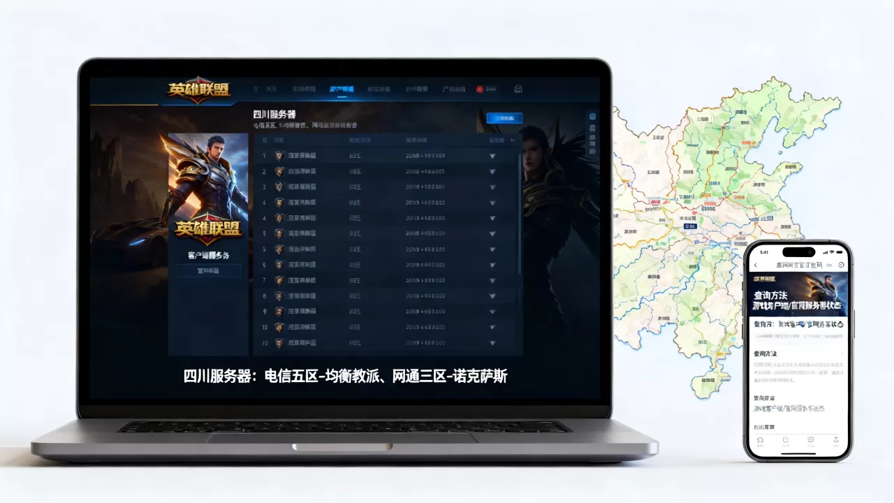 LOL有哪些区的服务器在四川呢,怎么查? LOL有哪些区的服务器在四川呢,怎么查?