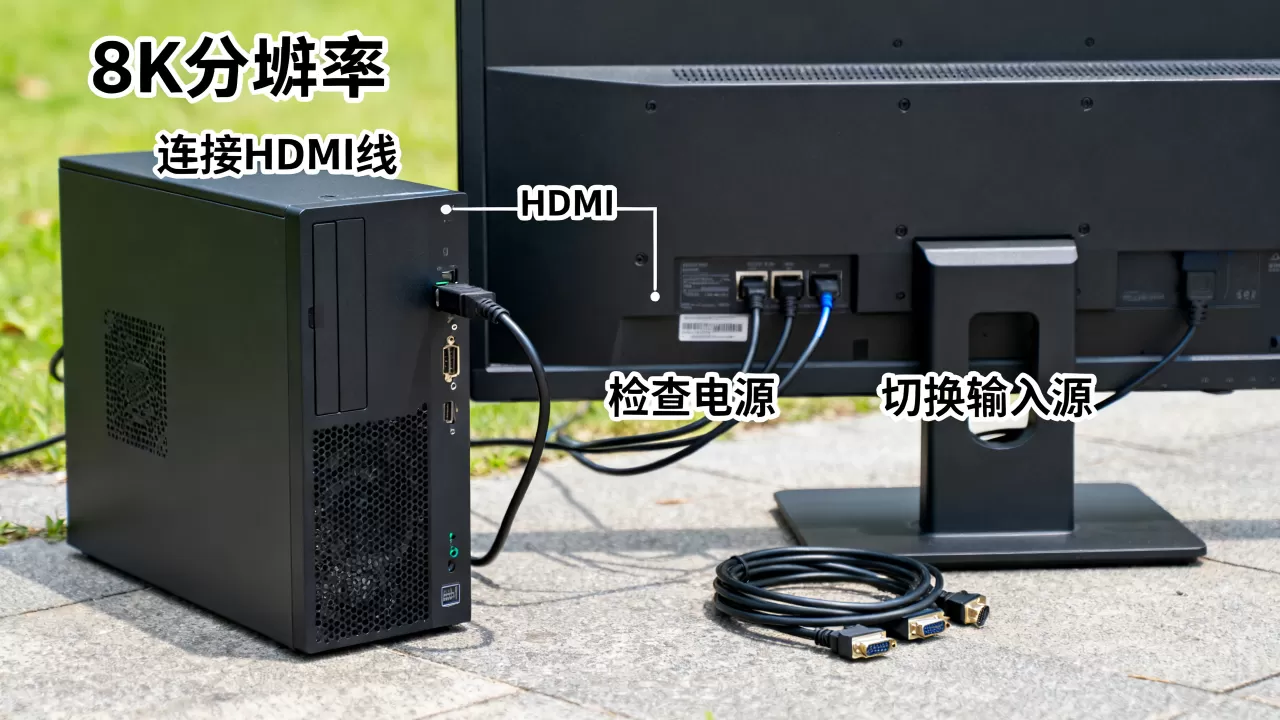 服务器主机如何连接显示屏,显示屏无信号怎么办? 服务器主机如何连接显示屏,显示屏无信号怎么办?