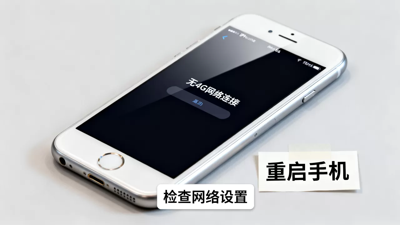苹果6s不显示4G网络连接服务器怎么办,怎么回事? 苹果6s不显示4G网络连接服务器怎么办,怎么回事?