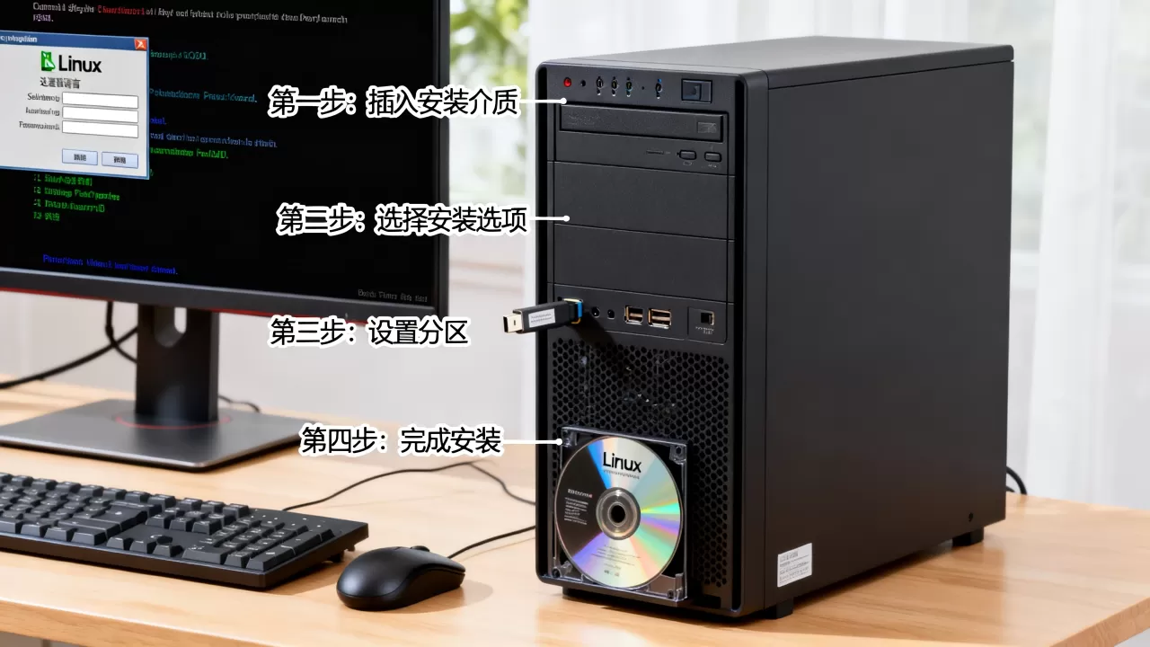 如何快速安装服务器主机Linux?,安装步骤是什么? 如何快速安装服务器主机Linux?,安装步骤是什么?