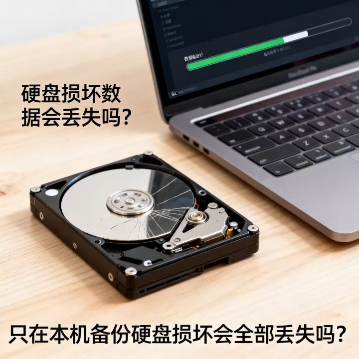 硬盘损坏数据会丢失吗?,只在本机备份硬盘损坏会全部丢失吗? 硬盘损坏数据会丢失吗?,只在本机备份硬盘损坏会全部丢失吗?