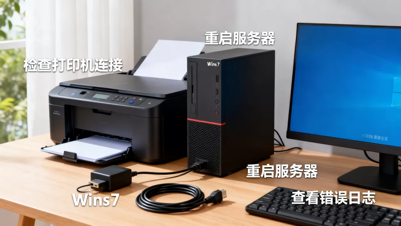 win7打印机服务器错误怎么解决?,怎么回事 win7打印机服务器错误怎么解决?,怎么回事